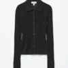 Chemise à côtes pointelles