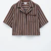 Chemise de vacances à rayures
