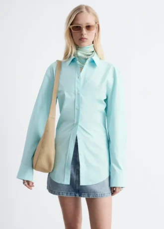 Chemise en coton ajustée