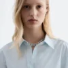 Chemise en coton ajustée