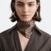 Chemise en coton ajustée à la taille
