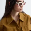 Chemise en coton à manches courtes