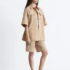 Chemise en coton à manches courtes