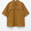 Chemise en coton à manches courtes