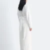 Chemise en coton à nouer à la taille