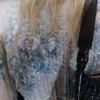 Chemise en crêpe avec ceinture à nouer