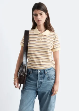 Chemise en piqué de coton
