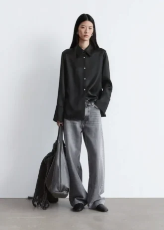 Chemise en satin