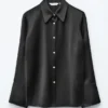 Chemise en satin