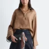 Chemise en soie ample