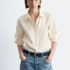 Chemise en soie ample
