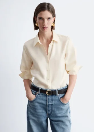 Chemise en soie ample