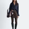 Chemise en soie ample