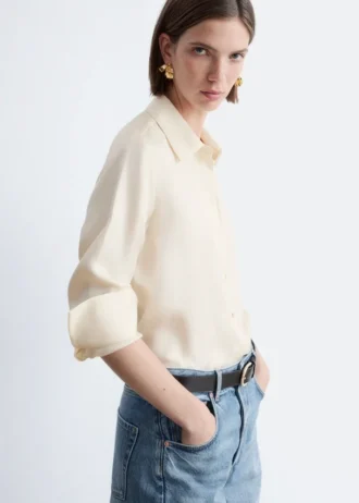 Chemise en soie ample