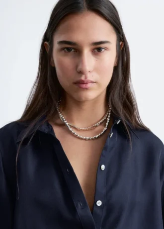 Chemise en soie ample