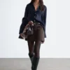 Chemise en soie ample