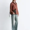 Chemise en soie ample