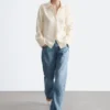 Chemise en soie ample