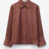 Chemise en soie ample