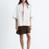 Chemise à manches courtes en coton