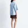Chemise à manches courtes en coton