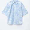 Chemise à manches courtes en coton