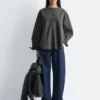 Chemise oversize en coton