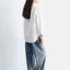 Chemise oversize en coton