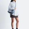 Chemise à poches plaquées et rayures