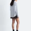Chemise à poches plaquées et rayures