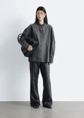 Chemisier en denim oversize