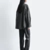Chemisier en denim oversize