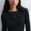 Collier avec pendentif en forme de cœur