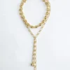 Collier à chaînes superposées