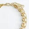 Collier à chaînes superposées