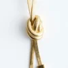 Collier lariat avec nœud