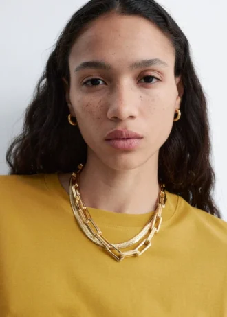 Collier à maillons épais
