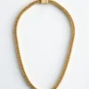 Collier à maillons épais en forme de serpent