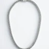 Collier à maillons épais en forme de serpent