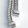Collier à maillons épais en forme de serpent