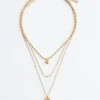 Collier à pendentifs superposés