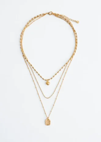 Collier à pendentifs superposés