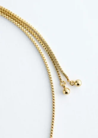 Collier à perles en forme de cœur