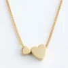 Collier à perles en forme de cœur