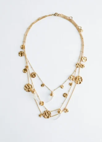 Collier superposé orné