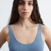 Débardeur à encolure dégagée en maille