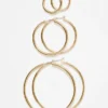 Ensemble de boucles d&rsquo;oreilles créoles