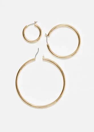 Ensemble de boucles d&rsquo;oreilles créoles