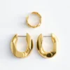 Ensemble de boucles d&rsquo;oreilles créoles épaisses