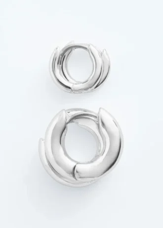 Ensemble de boucles d&rsquo;oreilles créoles épaisses